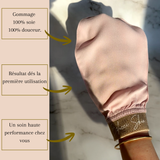Gant exfoliant en soie de mûrier Grade 6A BelucciSkin pour le corps