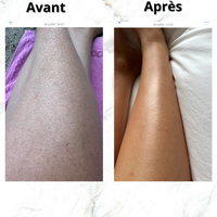 Gant exfoliant corps en soie naturelle BelucciSkin, peau lisse en 3 minutes