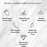 Bienfaits du gant exfoliant en soie : élimination des peaux mortes, poils incarnés, peau de fraise, peau sèche, peau lisse et éclatante"